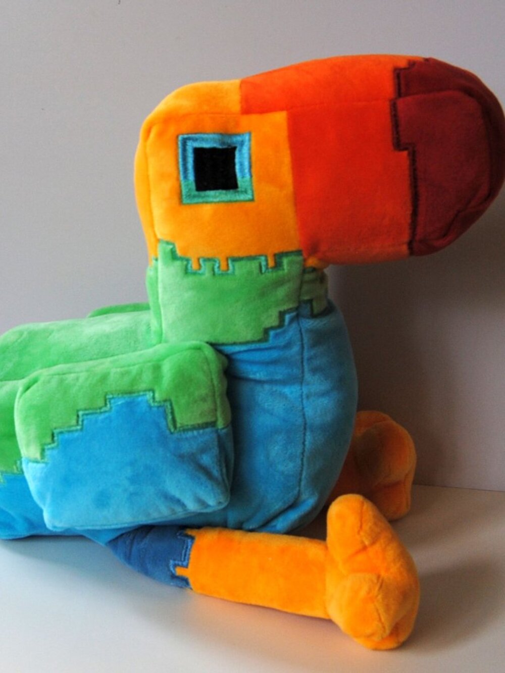 Minecraft Legends Theme Pillow Parrot Character Pillow Buddy 16"